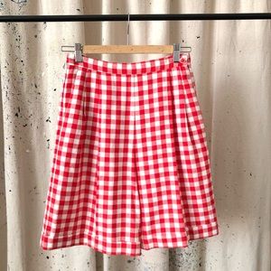 Vintage Bermuda gingham shorts